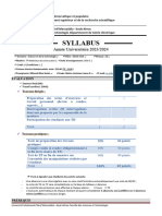 Syllabus - TP MDC 2 (Mihoubi)