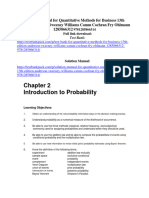 Solution Manual For Quantitative Methods For Business 13th Edition Anderson Sweeney Williams Camm Cochran Fry Ohlmann 1285866312 9781285866314