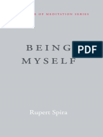 Being Myself - Rupert Spira