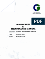 CGL - Instruction & Maintenance Manual Current Transformer Live Tank