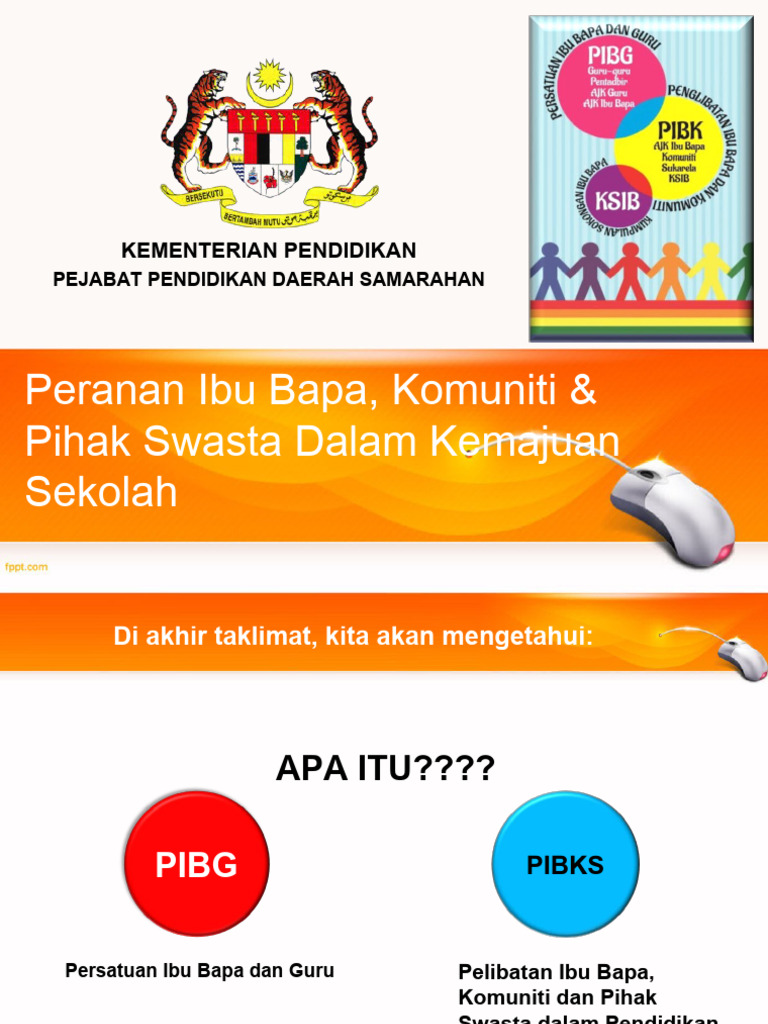 Peranan Ibu Bapa Dan Komuniti Di Sekolah | PDF
