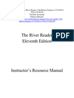 Solution Manual For River Reader 11th Edition Trimmer 1133310311 9781133310310