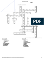 Crossword Puzzle Mexican Presidents