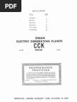 Onan P216, P218, P220, P224 Service Manual | Carburetor | Engines