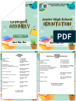 Orientation JHS Program