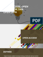 Open Access Dan Open Data