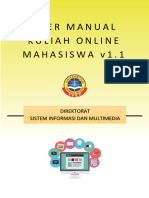 User Manual Mahasiswa Online USB YPKP