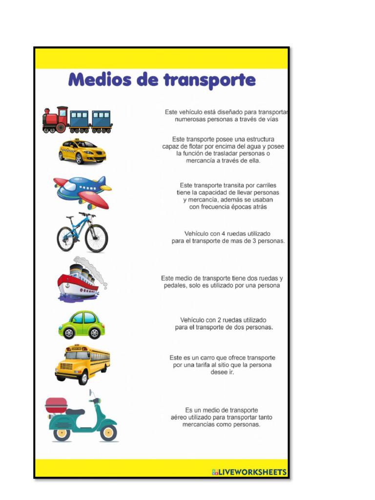 Medios de Transporte | PDF