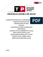 DESGRANADORA DE MAIZ TRABAJO FINAL