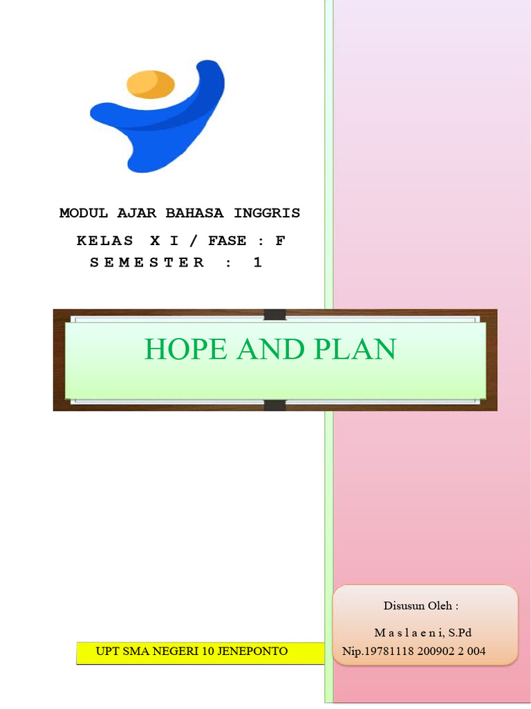 Modul Hope And Plan Pdf