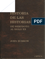 John Burrow - Historia de Las Historias. de Heródoto Al Siglo XX