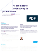 75 ChatGPT Prompts To 10X Your Productivity in Procurement