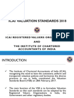 On ICAI Valuation Standards 2018