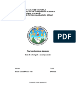 Compensación Vrs Evaluación de Desempeño