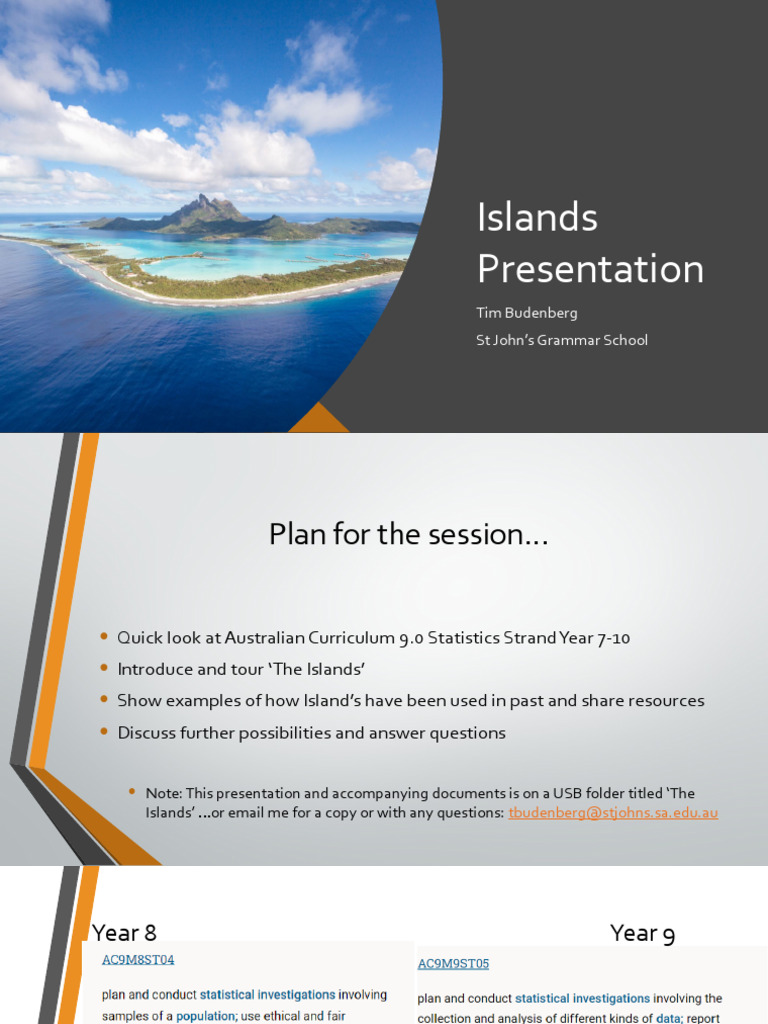 Statistics Teaching with The Islands | PDF | Art