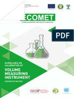 Guidelines On Calibration of Volume Measuring Instrument - Gravimetric Method - PDF