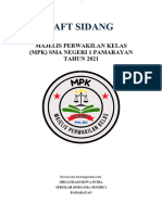Draft Sidang MPK - Osis