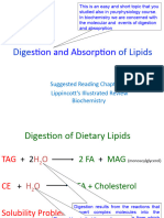 Digestion and Absorption of Lipids 2020