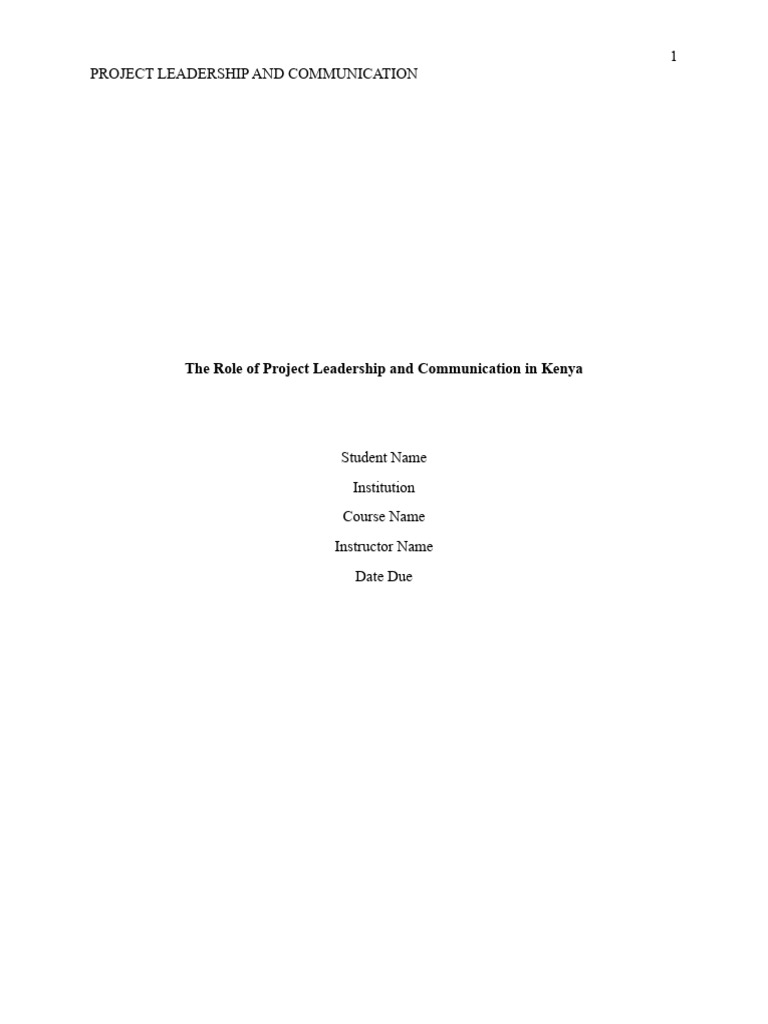 the-role-of-project-leadership-and-communication-in-kenya-pdf