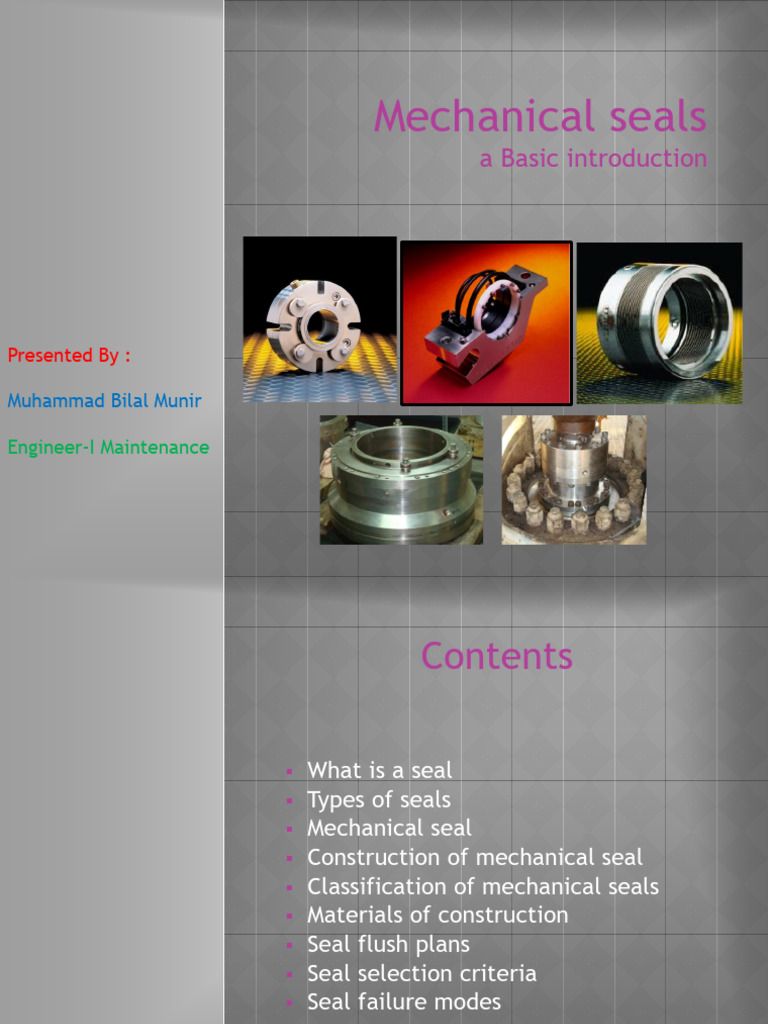 1 Mechanical Seals 2 Pdf