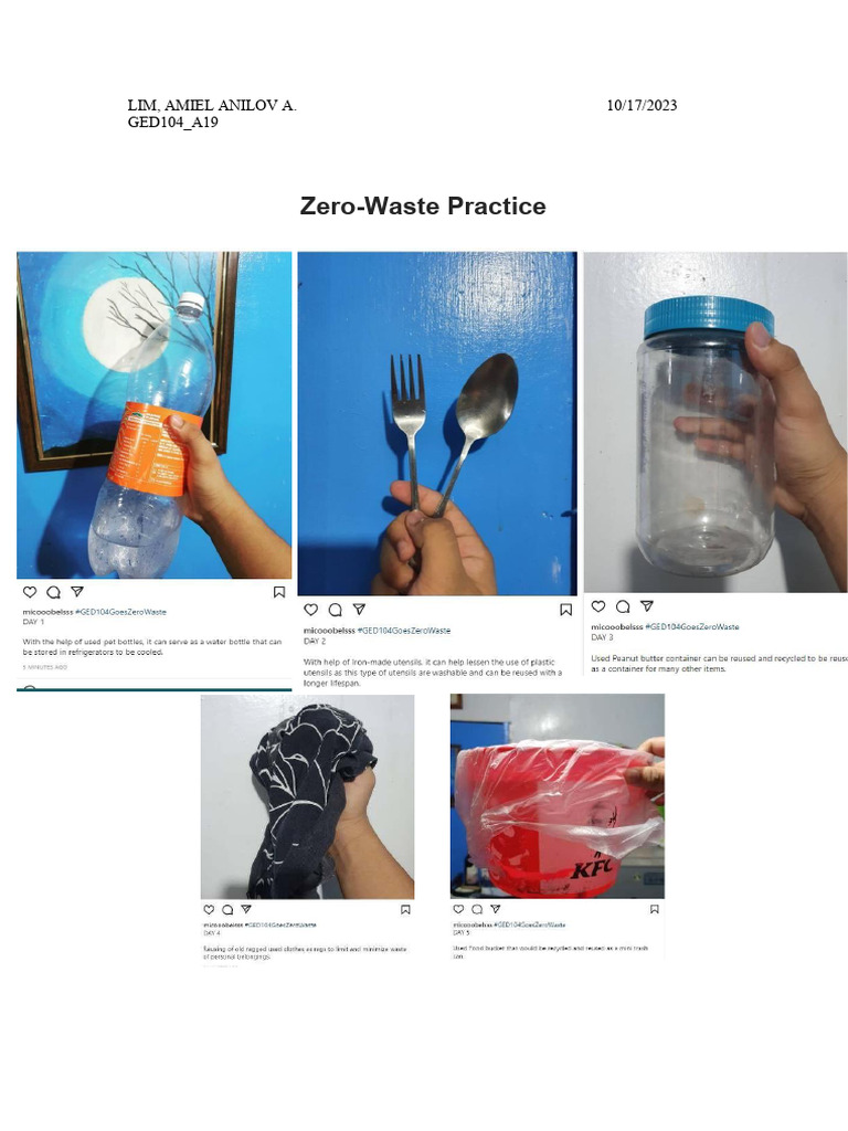Zero Waste Practices for Environmental Impact | PDF