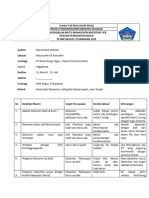 Lembar Audit Mutu Penerapan Dokumen Kerja Untuk Penjaga Umum Sekolah