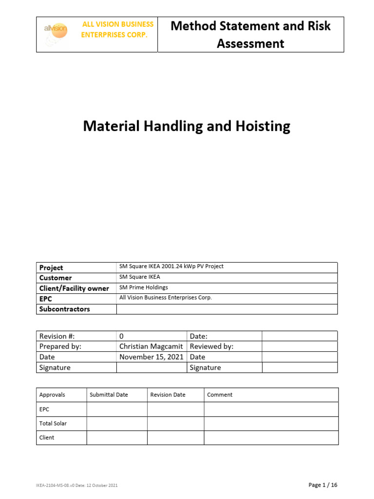 Job Hazard Analysis PDF