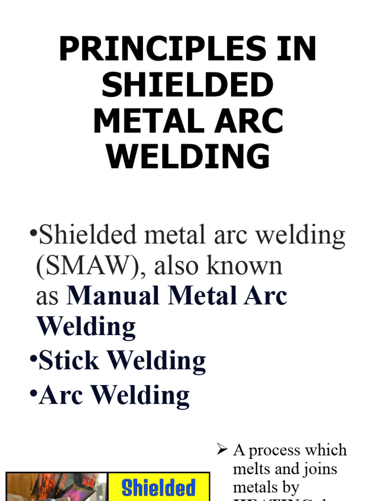 Principles in Shielded Metal Arc Welding PDF