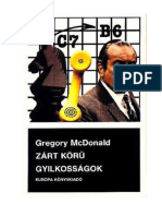 Gregory McDonald - Zárt Körű Gyilkosságok