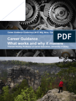 Career Guidance What Works and Why It Matters