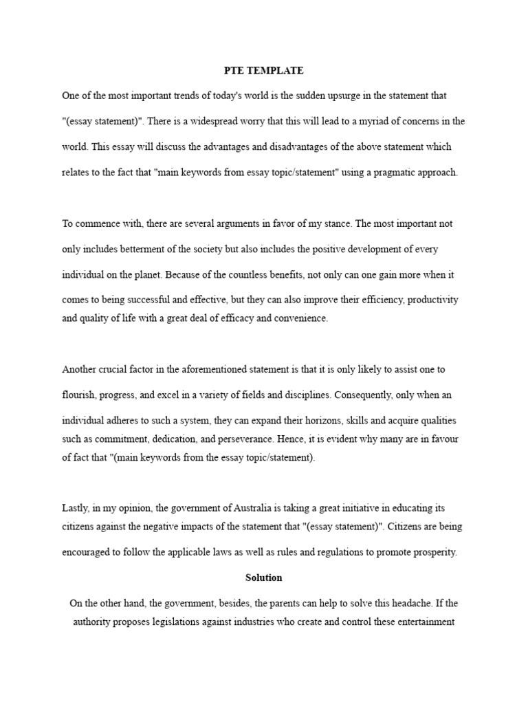 Pte template new pdf