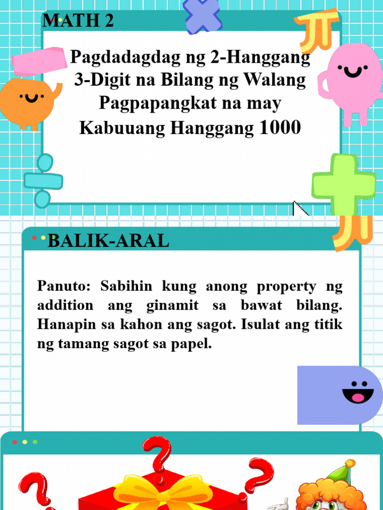 Addition of 2-3 Digit Numbers Guide | PDF