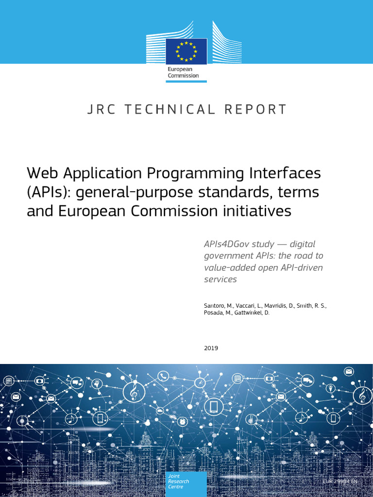JRC - 118082 - Api-Landscape-Standards 2019 | PDF