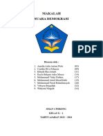 Makalah Suara Demokrasi Kelompok 1!