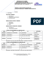 Calendario Baloncesto Juegos Intercolegiados 2023