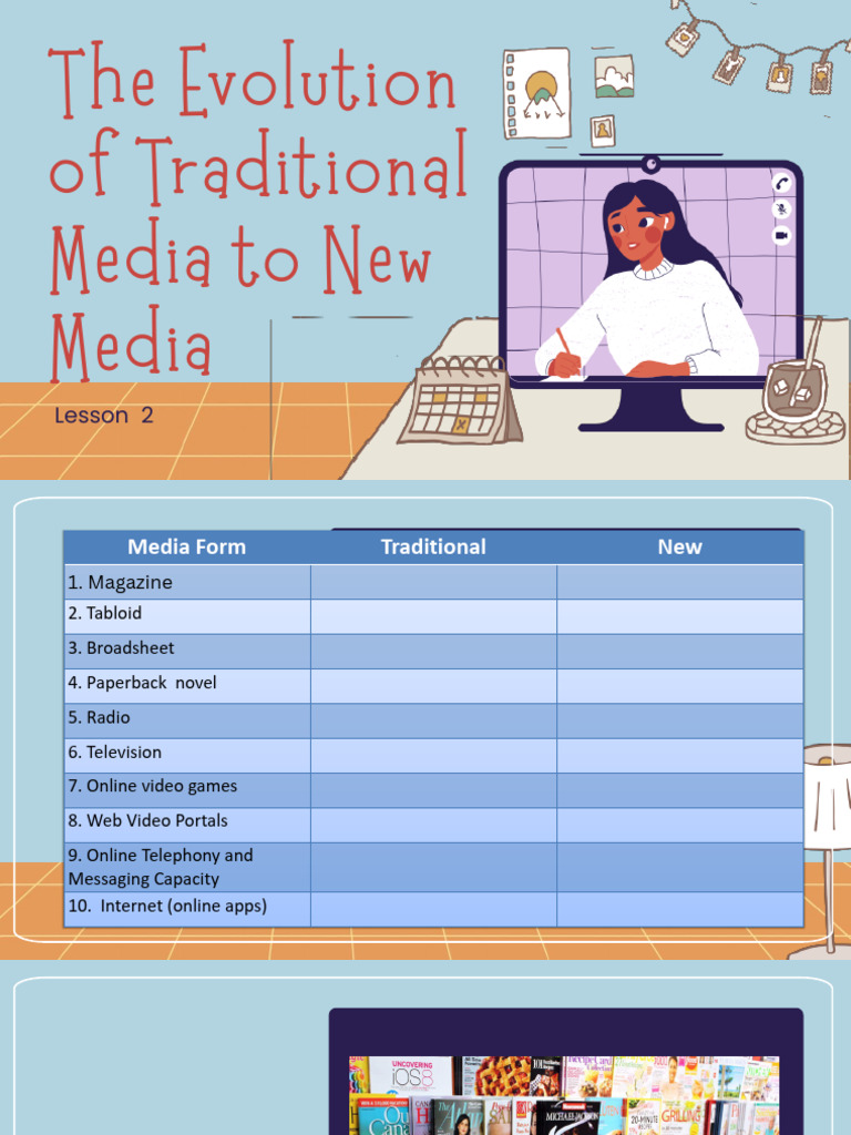 The Evolution of Traditional To New Media PDF