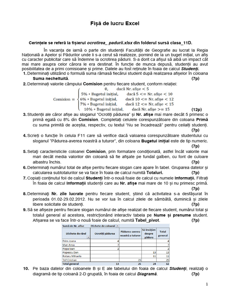 Test Excel 1 | PDF