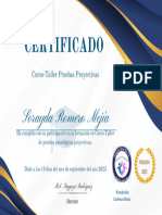 Certificado Sorayda Romero