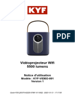 Vidéoprojecteur Wifi 5500 Lumens: Notice D'utilisation