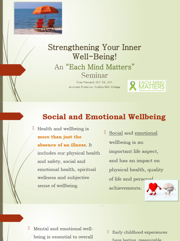 Fostering Emotional Well Being | PDF