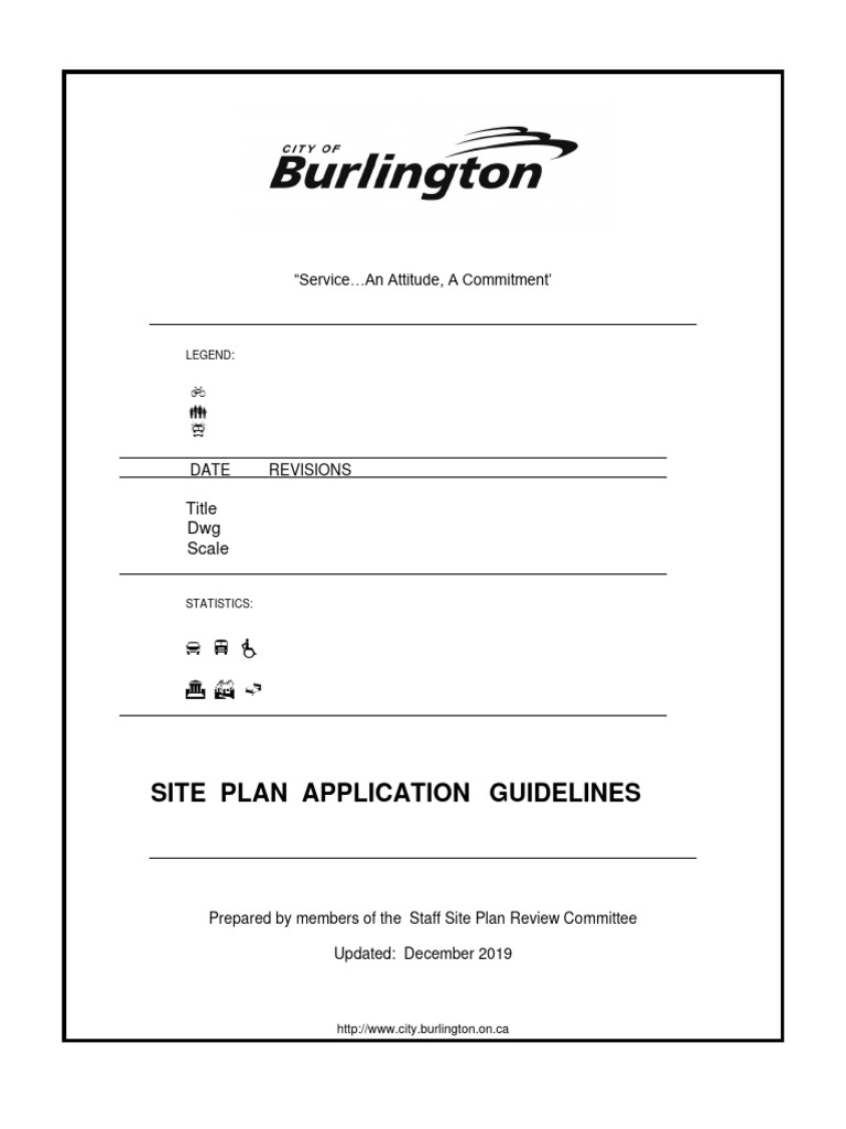 Burlington Site Plan Application Guidelines PDF