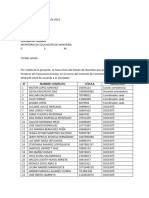 Carta Capacitacion Docentes y Padres Convivencia Escolar