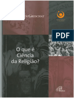 REPENSANDO A RELIGIÃO; GRESCHAT, Hans-Jürgen. O Que é Ciência da Religião.