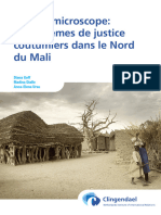 Les Systèmes de Justice Coutumiers Au Nord Du Mali