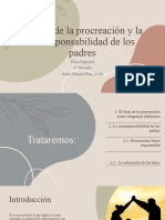 El Bien de La Procreación - Corresponsabilidad de Los Padres