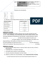 Devoir Physique Chimie 6e