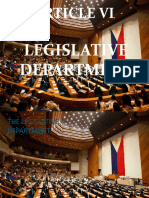 Article Vi Legislative Department 1