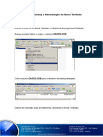 Manual Backup - Reinstalacao