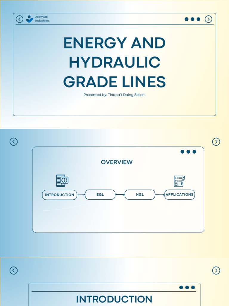 Energy and Hydraulic Grade Lines PDF