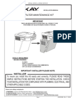 Ez Filter Maintenance Kit: Installer